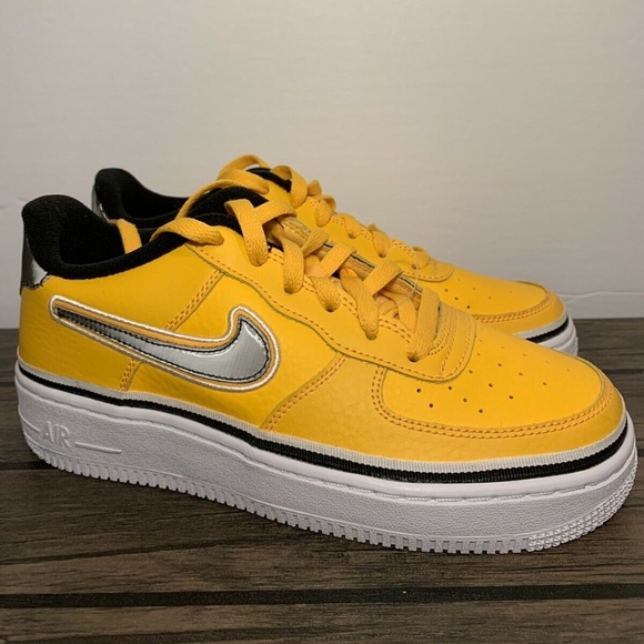 Nike Air Force 1 ‘07 LV8 University Gold X NBA Siz - Picture 3 of 6